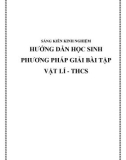 SKKN: Hướng dẫn học sinh phương pháp giải bài tập Vật lí - THCS