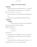 GIÁO ÁN LÝ: BÀI 18. TỔNG HỢP DAO ĐỘNG