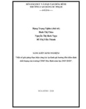 Sáng kiến kinh nghiệm: Một số giải pháp thực hiện công tác tự đánh giá hướng đến kiểm định chất lượng của trường CĐSP Hòa Bình năm học 2019-2020