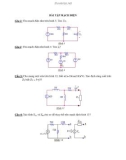 BÀI TẬP LÝ: MẠCH ĐIỆN