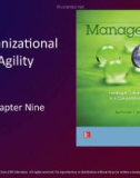 Lecture Management: Leading and collaborating in a competitive world - Chapter 9: Organizational agility