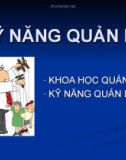 Bài giảng Kỹ năng quản lý