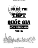 Bộ đề thi THPT Quốc gia môn tiếng Anh năm 2016