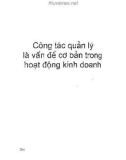 Kỹ năng quản lý - Mưu lược trong điều hành công ty: Phần 2