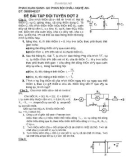 Đề bài tập đội tuyển Vật lý đợt 2