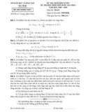 Đề thi chọn đội tuyển dự thi HSG Quốc gia môn Toán 12 năm 2018-2019 có đáp án - Sở GD&ĐT Hà Tĩnh