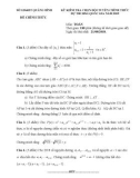 Đề thi chọn đội tuyển dự thi HSG Quốc gia môn Toán 12 năm 2018-2019 có đáp án - Sở GD&ĐT Quảng Bình