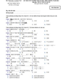 Đáp án và đề thi tốt nghiệp trung học phổ thông năm 2011 môn Tiếng Trung - Mã đề 864