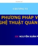 Bài giảng Khoa học quản lý: Chương 6 - Nguyễn Xuân Phong