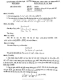 Đề thi chọn HSG cấp tỉnh môn Toán 12 năm 2020-2021 - Sở GD&ĐT Bình Định