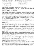 Đề thi chọn HSG cấp tỉnh môn Toán 12 năm 2020-2021 - Sở GD&ĐT tỉnh Bà Rịa - Vũng Tàu