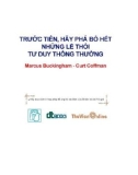 Trước tiên hãy phá bỏ những lề thói kinh doanh thông thường - Marcus Buckingham & Curt Coffman