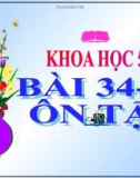 Slide bài 33- 34 Ôn tập kiễm tra học kỳ 1 - Khoa học 5 - GV.H.T.Minh