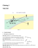 Lý thuyết, các dạng toán và bài tập vectơ