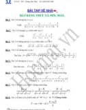 (Luyện thi cấp tốc Toán) Chuyên đề bất đẳng thức và min-max_Bài tập và hướng dẫn giải