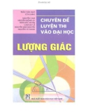 Chuyên đề luyện thi đại học-lượng giác cơ bản