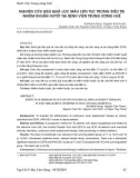 Nghiên cứu hiệu quả lọc máu liên tục trong điều trị nhiễm khuẩn huyết tại Bệnh viện Trung ương Huế