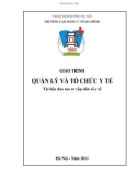 Giáo trình Quản lý và tổ chức y tế