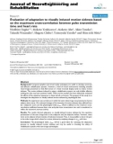 Báo cáo khoa hoc: Evaluation of adaptation to visually induced motion sickness based on the maximum cross-correlation between pulse transmission time and heart rate