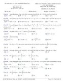 Đề thi học kì 2 môn Toán lớp 12 năm 2020-2021 có đáp án - Sở GD&ĐT Đồng Nai (Mã đề 01)