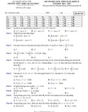 Đề thi học kì 2 môn Toán lớp 12 năm 2021-2022 có đáp án - Trường THPT Triệu Quang Phục, Hưng Yên (Mã đề 310)