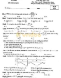 Đề thi Toán lớp 12 năm học 2018-2019 (Mã đề 275)