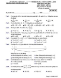 Đề kiểm tra chất lượng môn Toán lớp 10 năm 2022-2023 (Lần 1) - Trường THPT chuyên Thái Bình (Mã đề 357)