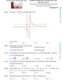 Đề kiểm tra định kì môn Toán lớp 12 năm 2020-2021 có đáp án (Lần 3) - Trường THPT chuyên Bắc Ninh (Mã đề 005)