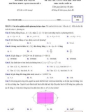Đề thi thử môn Toán lớp 10 năm 2023-2024 có đáp án - Trường THPT Lạng Giang số 2, Bắc Giang