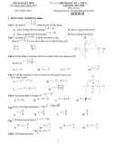 Đề kiểm tra HK 1 môn Toán lớp 12 năm 2017-2018 - THPT Trần Phú
