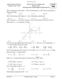 Đề thi thử THPT QG môn Toán năm 2022 - Trường THPT Thủ Đức (Mã đề 546)