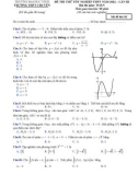 Đề thi thử THPT QG môn Toán năm 2022 có đáp án (Lần 3) - Trường Đại học Vinh (Mã đề 132)