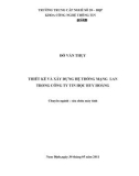 Đề tài: Thiết kế và xây dựng mạng hệ thống mạng lan cho công ty tin học Huy Hoàng