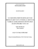 Luận văn Thạc sĩ Hoá học: Xác định đồng thời vitamin B1 và B6 và B12 trong sữa bột, sữa tươi dielac grow plus và dielac alpha gold bằng phương pháp sắc ký lỏng hiệu năng cao