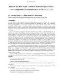 Báo cáo nghiên cứu khoa học: Application SDOF model to seismic base sliding analysis of concrete gravity dams subjected to earthquake load