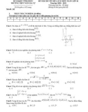 Đề thi chuyên đề môn Toán lớp 10 năm 2020-2021 (Lần 2) - Trường THPT Ngô Gia Tự, Vĩnh Phúc (Mã đề 132)