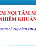 Bài giảng Viêm nội tâm mạc nhiễm khuẩn - PGS.TS. Lê Thị Bích Thuận