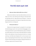 Tìm hiểu bệnh mạch vành