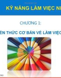 Bài giảng Kỹ năng làm việc nhóm: Chương 1