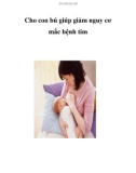 Cho con bú giúp giảm nguy cơ mắc bệnh tim