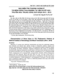 Đặc điểm tổn thương xương ở 723 bệnh nhân thalassemia tại Viện Huyết học - Truyền máu Trung ương giai đoạn 2013-2015