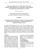 Tổng hợp, nghiên cứu các phức chất của lantan, gadolini với hỗn hợp phối tử L-tryptophan, O-phenantrolin và thăm dò hoạt tính sinh học của chúng