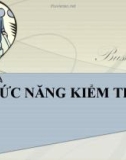 CHỨC NĂNG KIỂM TRA