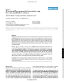 Báo cáo y học: A first-draft human protein-interaction map