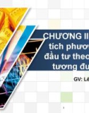 Bài giảng Lập và phân tích dự án: Chương 3 - Lê Đức Anh