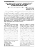 Nồng độ 25-Hydroxyvitamin D và hiệu quả kiểm soát glucose máu ở trẻ mắc đái tháo đường typ 1 tại Bệnh viện Nhi Trung ương