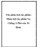 Phân tích tác phẩm Vợ Chồng A Phủ của Tô Hoài