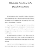 Phân tích tác Phẩm Rừng Xà Nu ( Nguyễn Trung Thành)