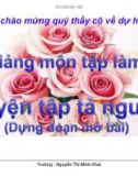 Bài giảng tiếng việt lớp 5 – Tuần 19 – Luyện tập tả người