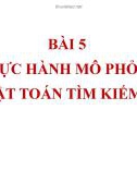 Bài giảng môn Tin học 7 bài 15 sách Cánh diều: Thực hành mô phỏng các thuật toán tìm kiếm sắp xếp